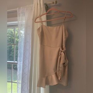 Cotton Candy LA | Homecoming Satin Mini Dress | Size Medium